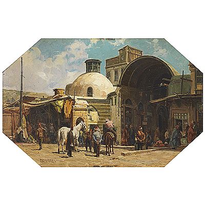 THE ENTRANCE SOUCK MEIDAT PACHA, DAMASCUS