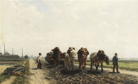 Road construction near Neuss