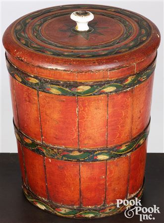 Painted sugar bucket