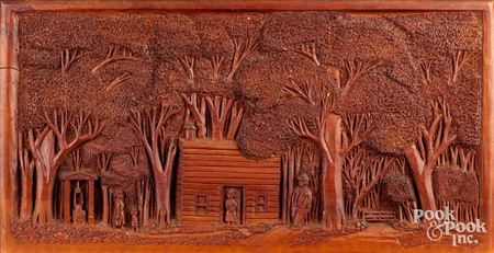 Carved Plaque