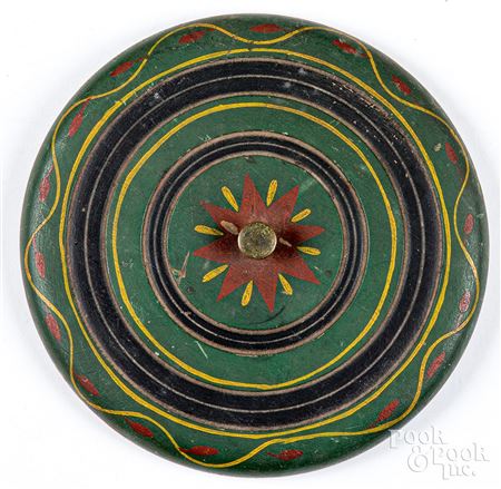 Painted sugar bucket lid