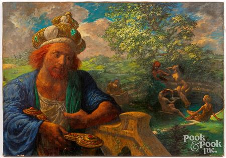 Allegorical scene