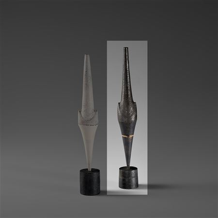 Black 'Cycladic Arrow' form by Hans Coper - Auction record, sale price, and art valuation. Compare with similar artists and explore comparable artworks.