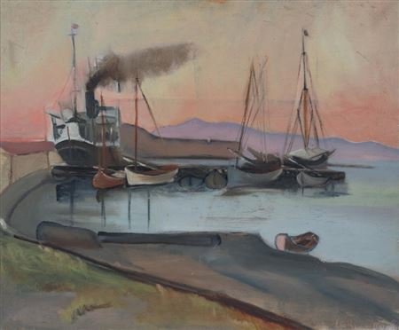 In Anchorage, between 1933 and 1937 by Loukia Nicolaidou - Auction record, sale price, and art valuation. Compare with similar artists and explore comparable artworks.