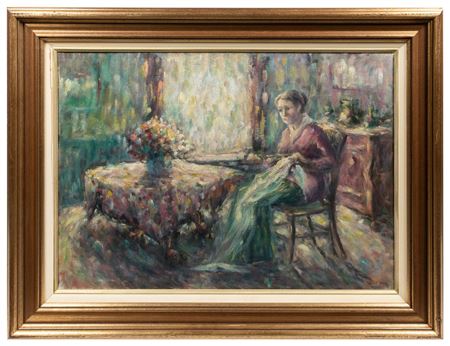 Woman at Table by Willem De Mol - Auction record, sale price, and art valuation. Compare with similar artists and explore comparable artworks.