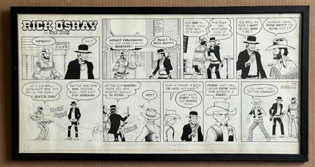 Rick O'Shay Sunday Comic Strip 1963 by Stan Lynde - Auction record, sale price, and art valuation. Compare with similar artists and explore comparable artworks.