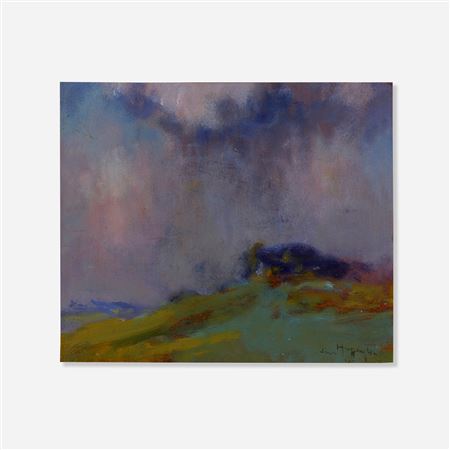 Sample artwork by John Huffington (1864 - 1929), known for harbor other marine, landscape - View similar artists and auction records