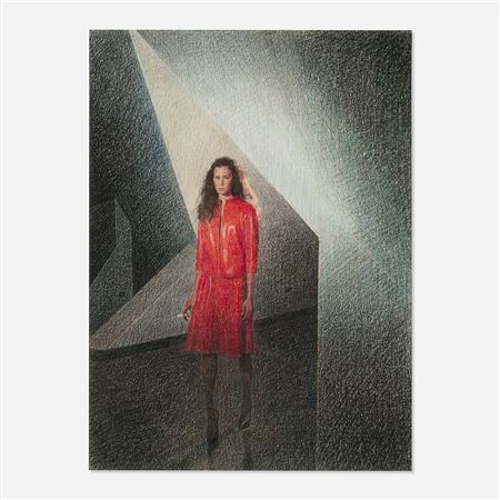 Untitled (Red Cigarette Lady)