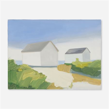 Sample artwork by Maureen Gallace (Born 1960), known for simple landscape with houses  painting, realism - View similar artists and auction records