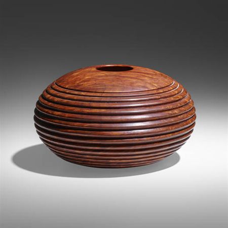 Sculpted vessel 1987 by Dennis Elliott - Auction record, sale price, and art valuation. Compare with similar artists and explore comparable artworks.