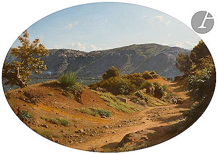 Lake Nemi, 1847