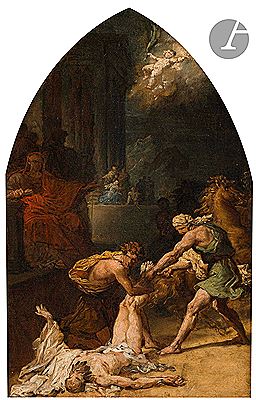 The Martyrdom of Saint Hippolyte by François Joseph Heim - Auction record, sale price, and art valuation. Compare with similar artists and explore comparable artworks.