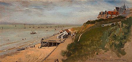 Villerville-sur-Mer, The Beach, 1881