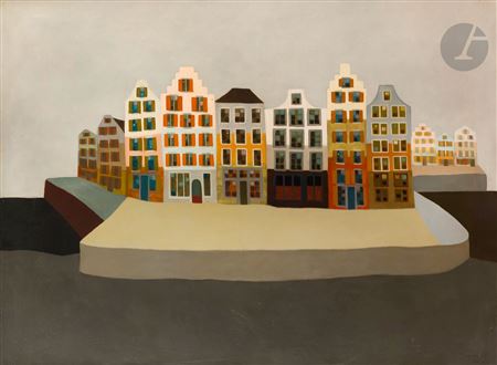 City by Vera Pagava - Auction record, sale price, and art valuation. Compare with similar artists and explore comparable artworks.