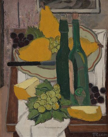 Still life with bottles