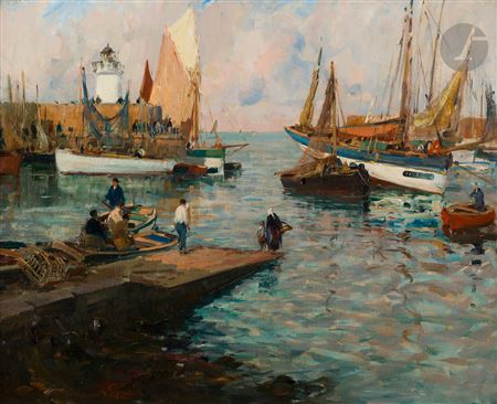 Île d'Yeu, returning from fishing