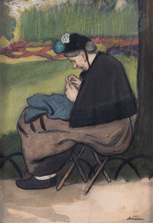 Sample artwork by Jose Maria Sancha Padros (1908 - 1994), known for painting - View similar artists and auction records