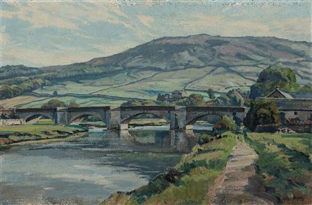Burnsall Bridge in North Yorkshire by Walter Cecil Horsnell - Auction record, sale price, and art valuation. Compare with similar artists and explore comparable artworks.