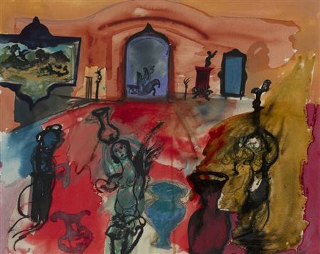 Tragic Occurrence, 1988; by Lucy Ross - Auction record, sale price, and art valuation. Compare with similar artists and explore comparable artworks.