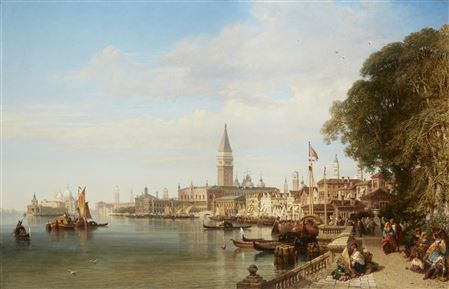 A View of Venice from the Riva degli Schiavoni