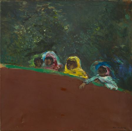 Children Watching an Entertainment, Ourika, 1971