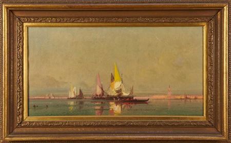 'Fishing Craft on the Lagoon, Venice'