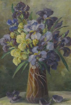 "Blumen in einer Vase" by Anna Stobitzer - Auction record, sale price, and art valuation. Compare with similar artists and explore comparable artworks.