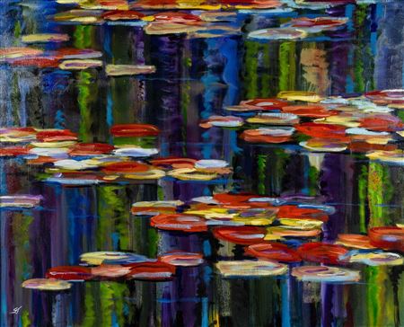 Lily pond by Stephen John Owen - Auction record, sale price, and art valuation. Compare with similar artists and explore comparable artworks.