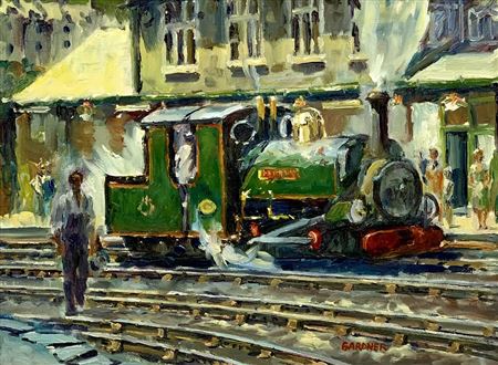 'BLANCHE AT PORTMADOG STATION'