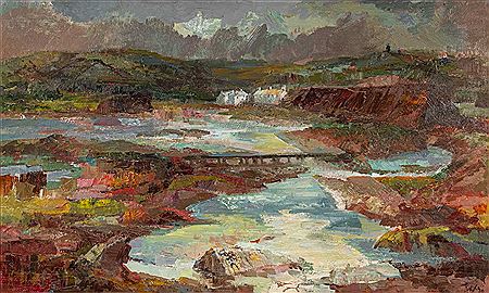 Sample artwork by Ray Howard-Jones (1903 - 1996), known for painting, wartime drawing, wartime painting - View similar artists and auction records