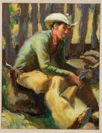 "Portrait of Joe Graves, Taos, NM"