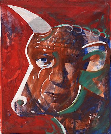 Hommage an Picasso by Gaetano Gross - Auction record, sale price, and art valuation. Compare with similar artists and explore comparable artworks.