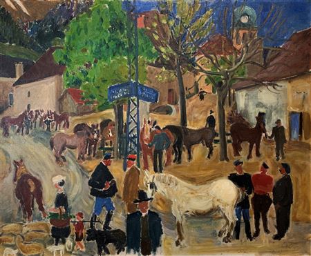 Sample artwork by Edith Berger (1900 - 1994), known for painting - View similar artists and auction records