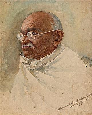 Untitled (Portrait of Mahatma Gandhi)