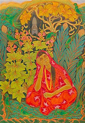 Visions of Ramdev - Ahalya in Red