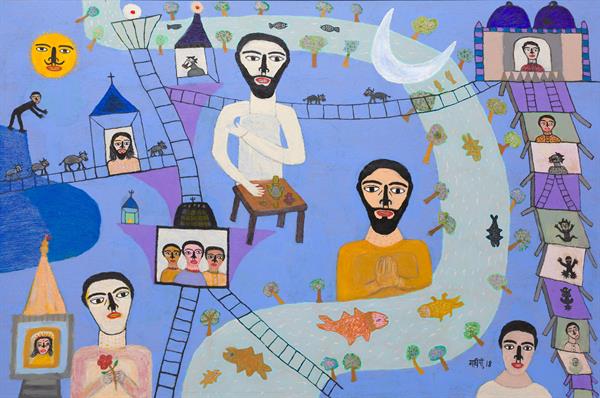 The River in My Village by Madhvi Parekh - Auction record, sale price, and art valuation. Compare with similar artists and explore comparable artworks.