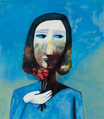 Girl with Flowers