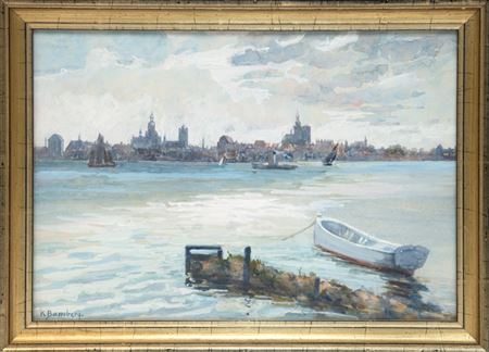 "Stralsund View in Winter 1942"
