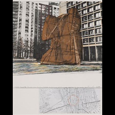 Wrapped Sylvette, Project for Washington Square Village, New York (Schellmann 59)
