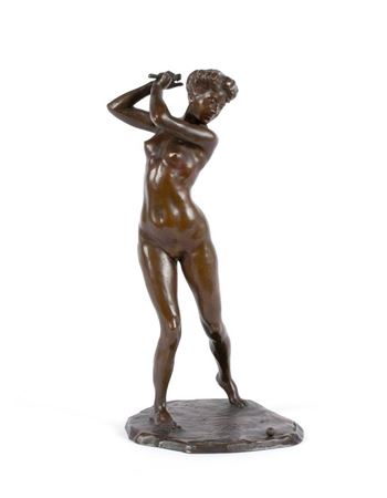 Nude Female Golfer