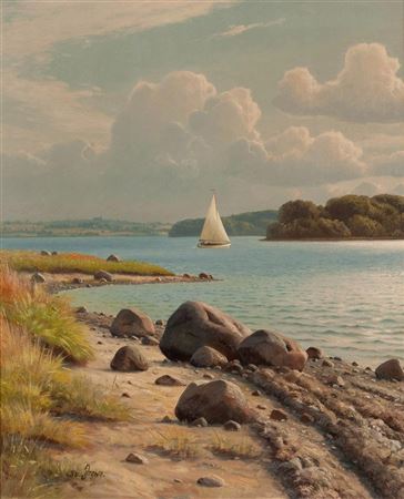 Sailboat on a Lake