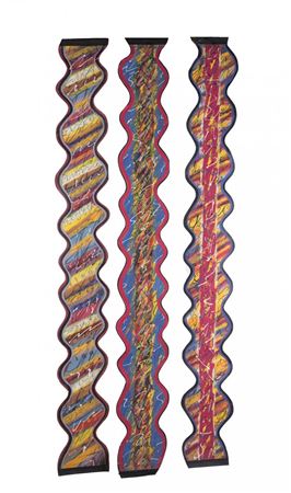 "Ondulación", 1980. Triptych