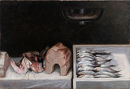"Fish still life"