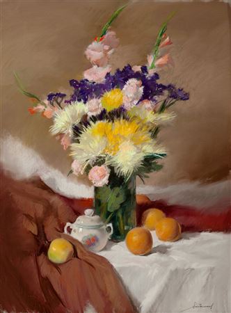"Still life of flowers"