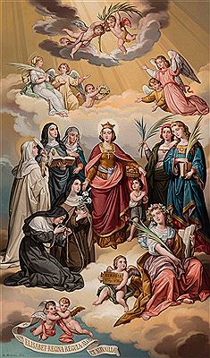 "The Holy Women of Aragon "m 1874.