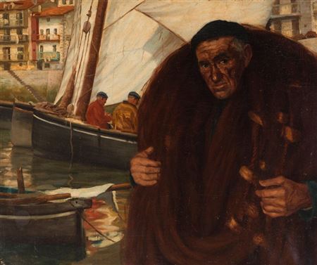 "Fishermen in the harbour"