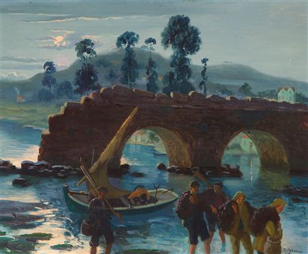 "Sailors on the Bridge", Galicia, 1946