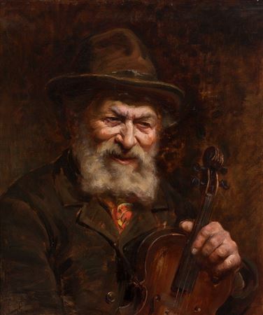 "Old Man Playing the Violin", 1903