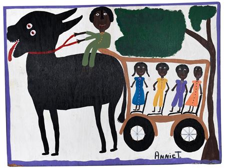My Family Riding In Horsse Wagon (sic.)