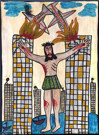 Twin Tower Retablo